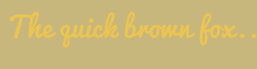 Image with Font Color EBC452 and Background Color C7B77D